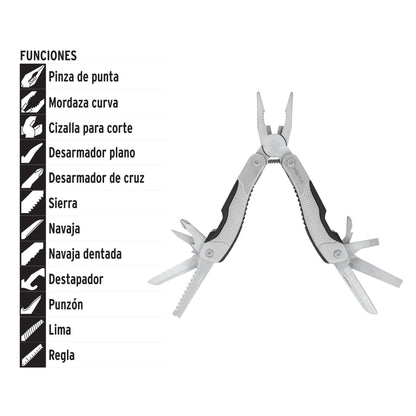 Multiherramienta 12 funciones, Pretul NAMU-12P 24106 MM00