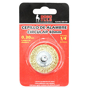 CEPILLO ALAMBRE CIRCULAR 40mm GENERAL