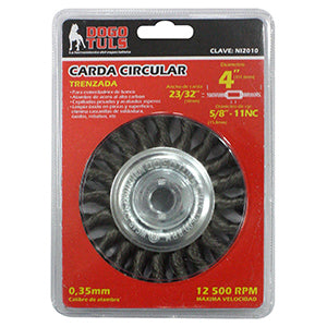 CARDA CIRCULAR TRENZADA - ANCHO 23/32"