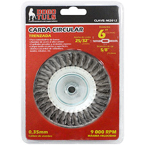 CARDA CIRCULAR TRENZADA - ANCHO 25/32"