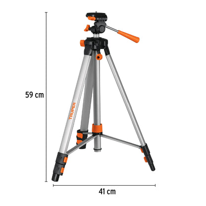 Tripié telescópico para nivel láser, altura max. 1.45 m NL-TRI-150 100811 MM00