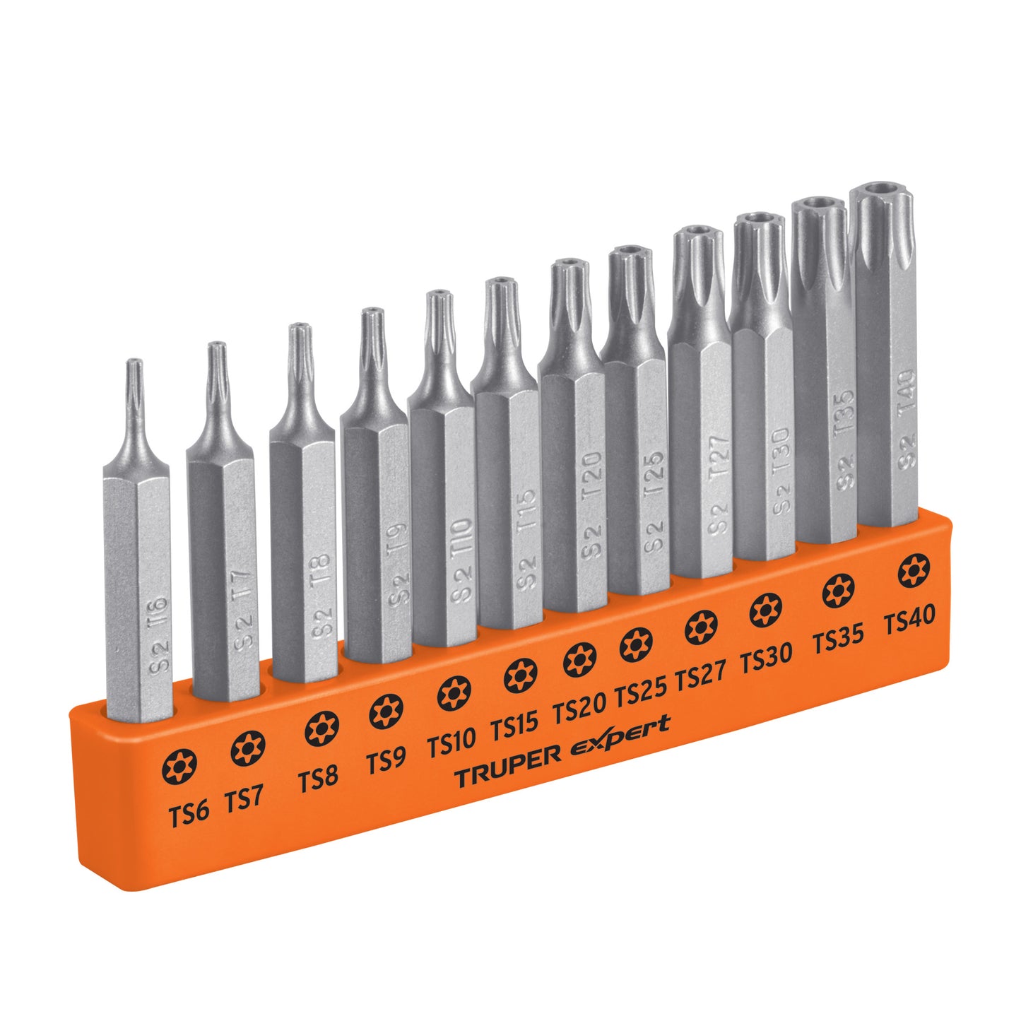 Juego de 12 puntas torx combinadas c/seguro largo 2', Expert P12-2TS 101675 MM00