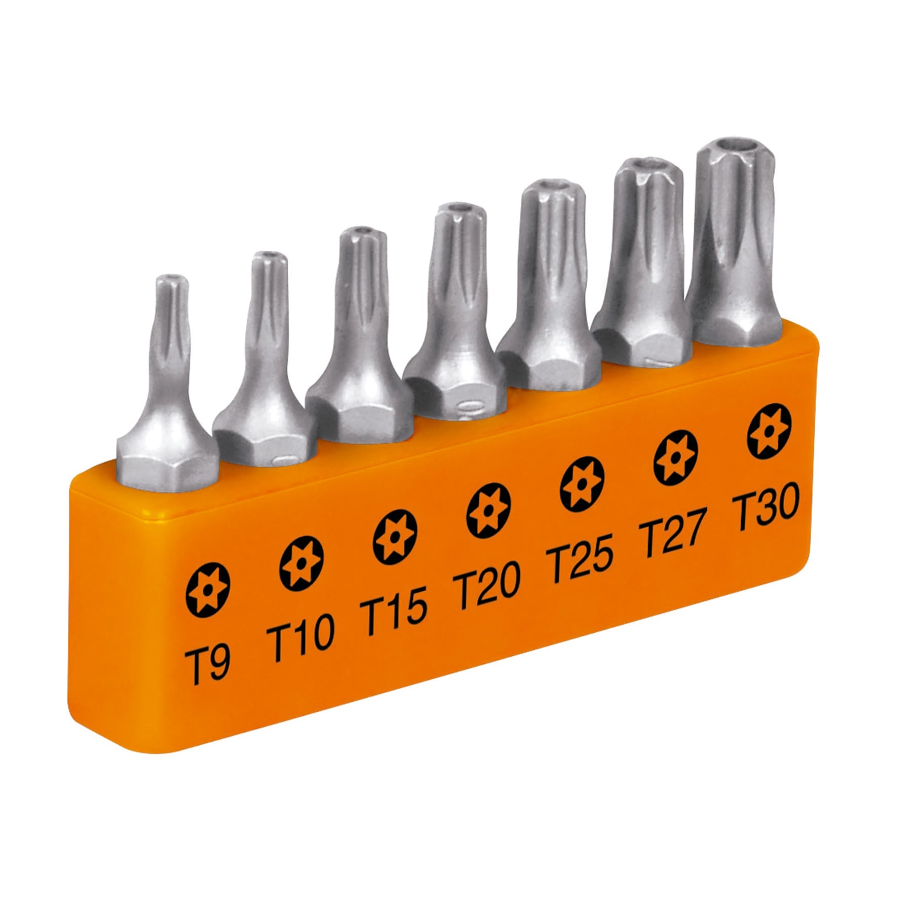 Juego de 7 puntas torx combinadas c/seguro largo 1', Expert P7-15TS 17797 MM00