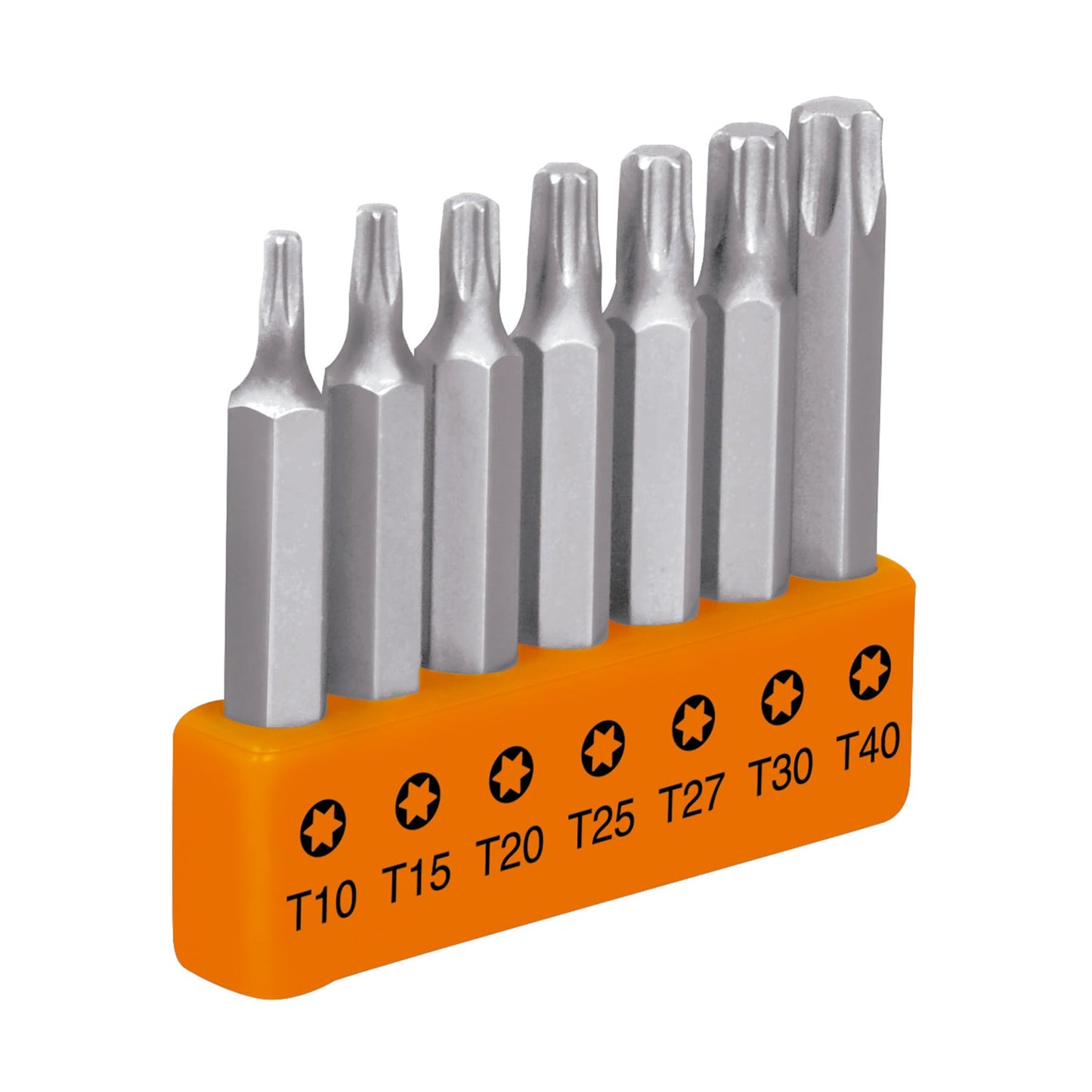 Juego de 7 puntas torx combinadas largo 2', Truper Expert P7-25T 17796 MM00