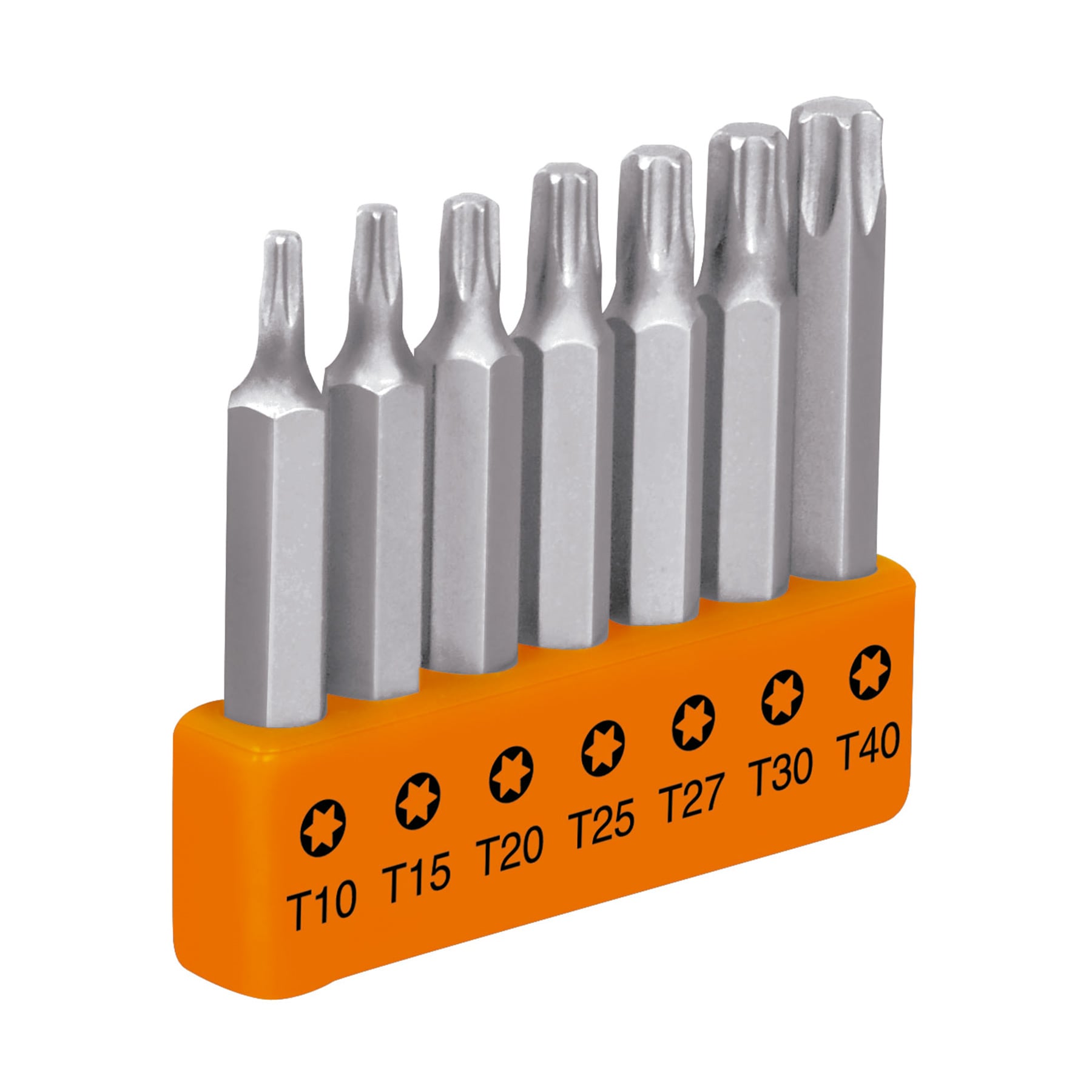 Juego de 7 puntas torx combinadas largo 2', Truper Expert P7-25T 17796 MM00