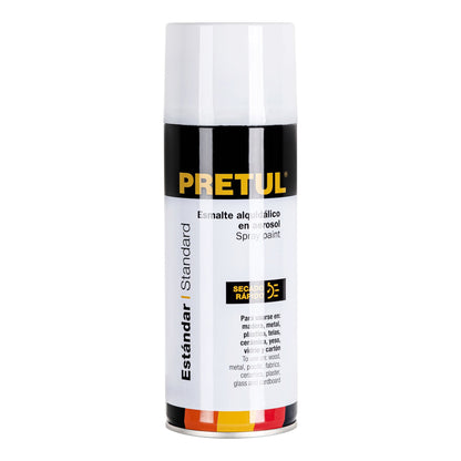 Pintura en aerosol, blanco mate, 400 ml, Pretul PA-BM-P 27175 MM1