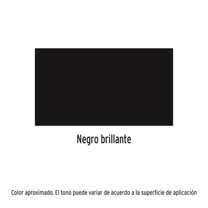 Pintura en aerosol,negro brillante, 400ml, Pretul PA-NB-P 27170 MM1