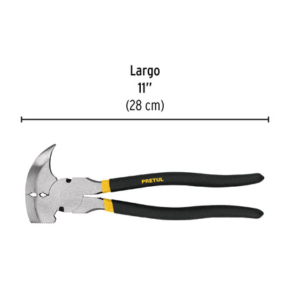 Pinza de hacendado 11' mango de PVC, Pretul PACE-11P 22656 MM0