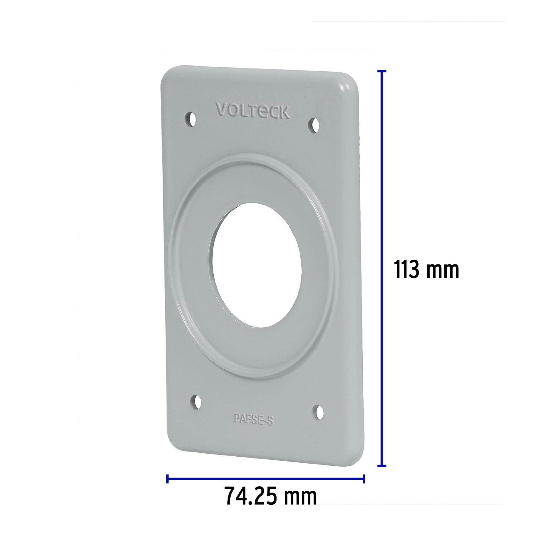 Placa para intemperie tipo FS, sencilla, de sobreponer PAFSE-S 46431 MM00