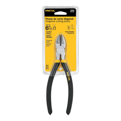 Pinza de corte diagonal 6' mango de PVC, Pretul PCD-6P 22636 MM0