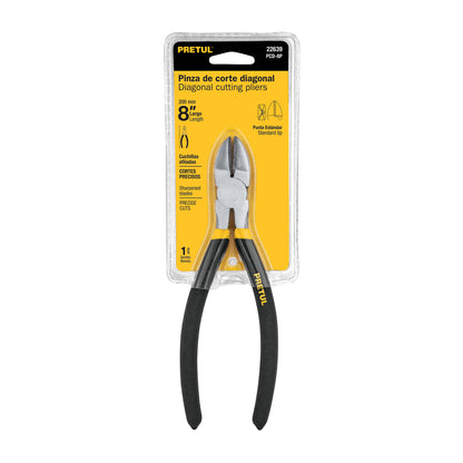 Pinza de corte diagonal 8' mango de PVC, Pretul PCD-8P 22639 MM0