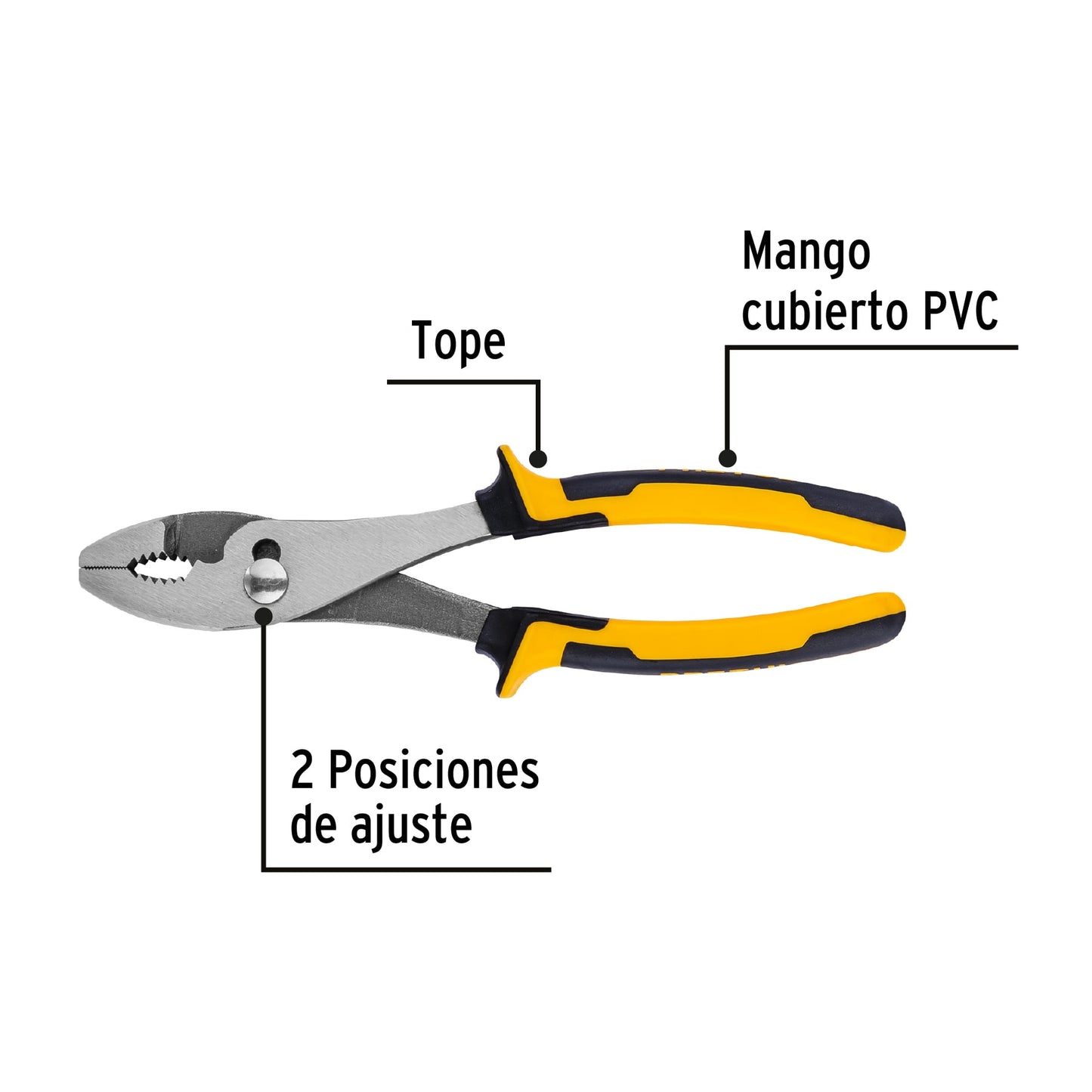 Pinza de chofer 10', mango comfort grip, Pretul PCH-10PX 27161 MM0