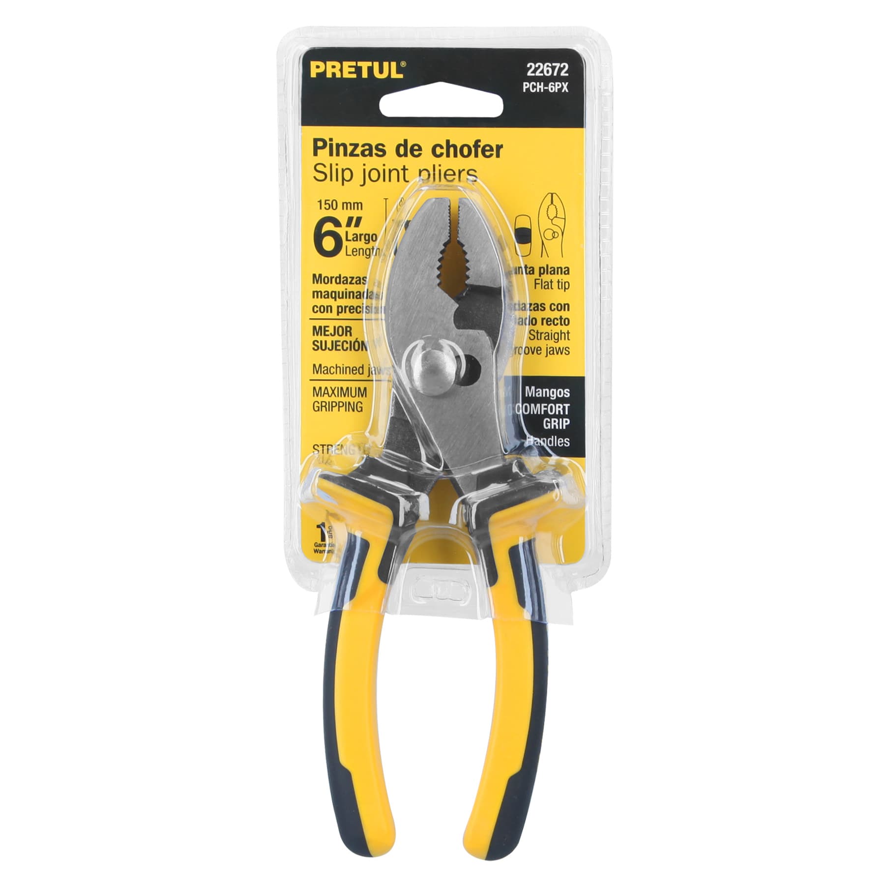 Pinza de chofer 6' mango Comfort Grip, Pretul PCH-6PX 22672 MM0