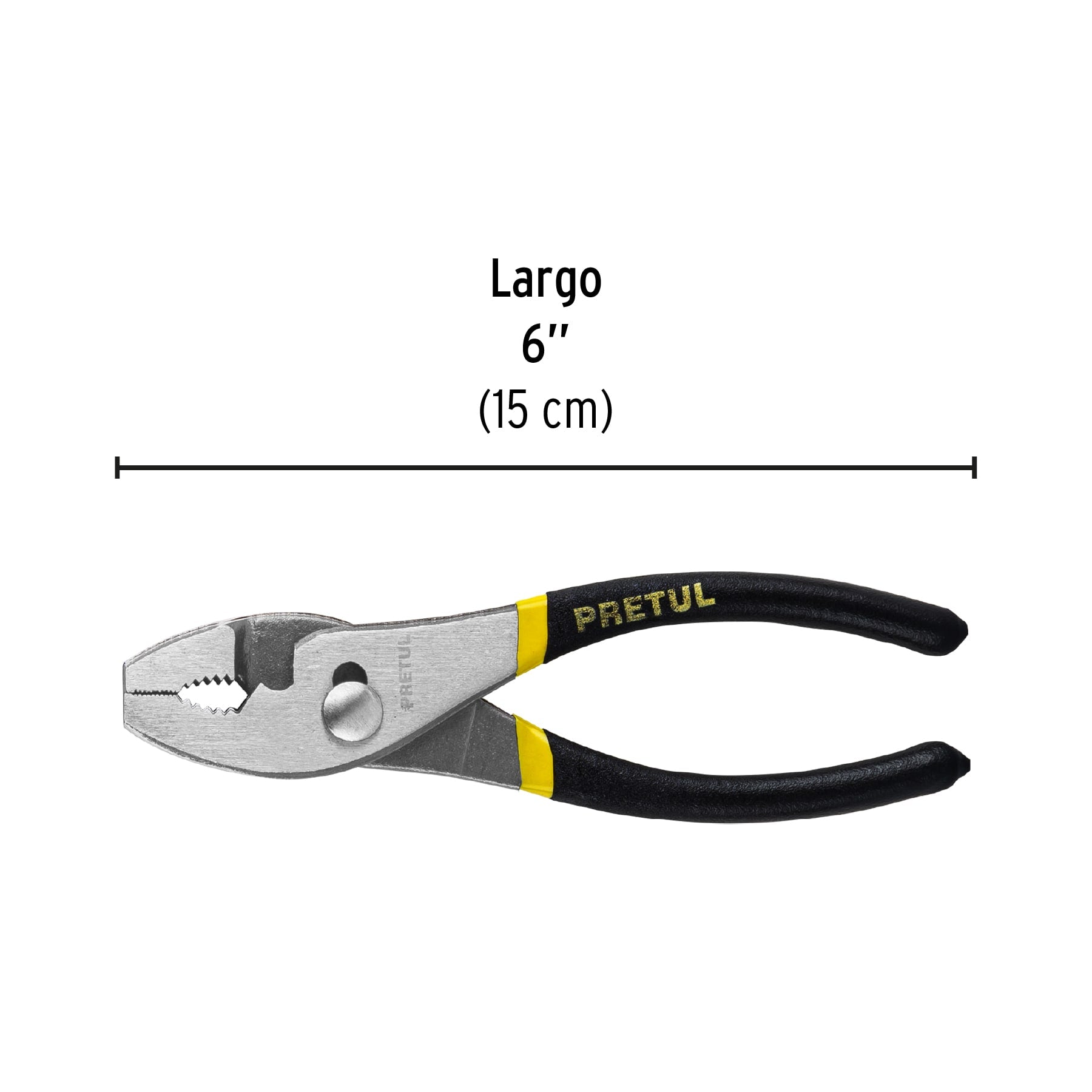 Pinza de chofer 6' mango de PVC, Pretul PCH-6P 22651 MM0