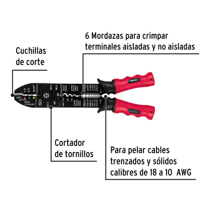 Pinza pelacable 9', Pretul PE-CA-9P 22710 MM00