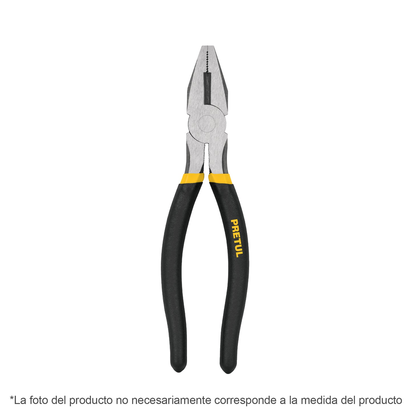 Pinza para electricista 7' mango de PVC, Pretul PEL-7P 22603 MM0