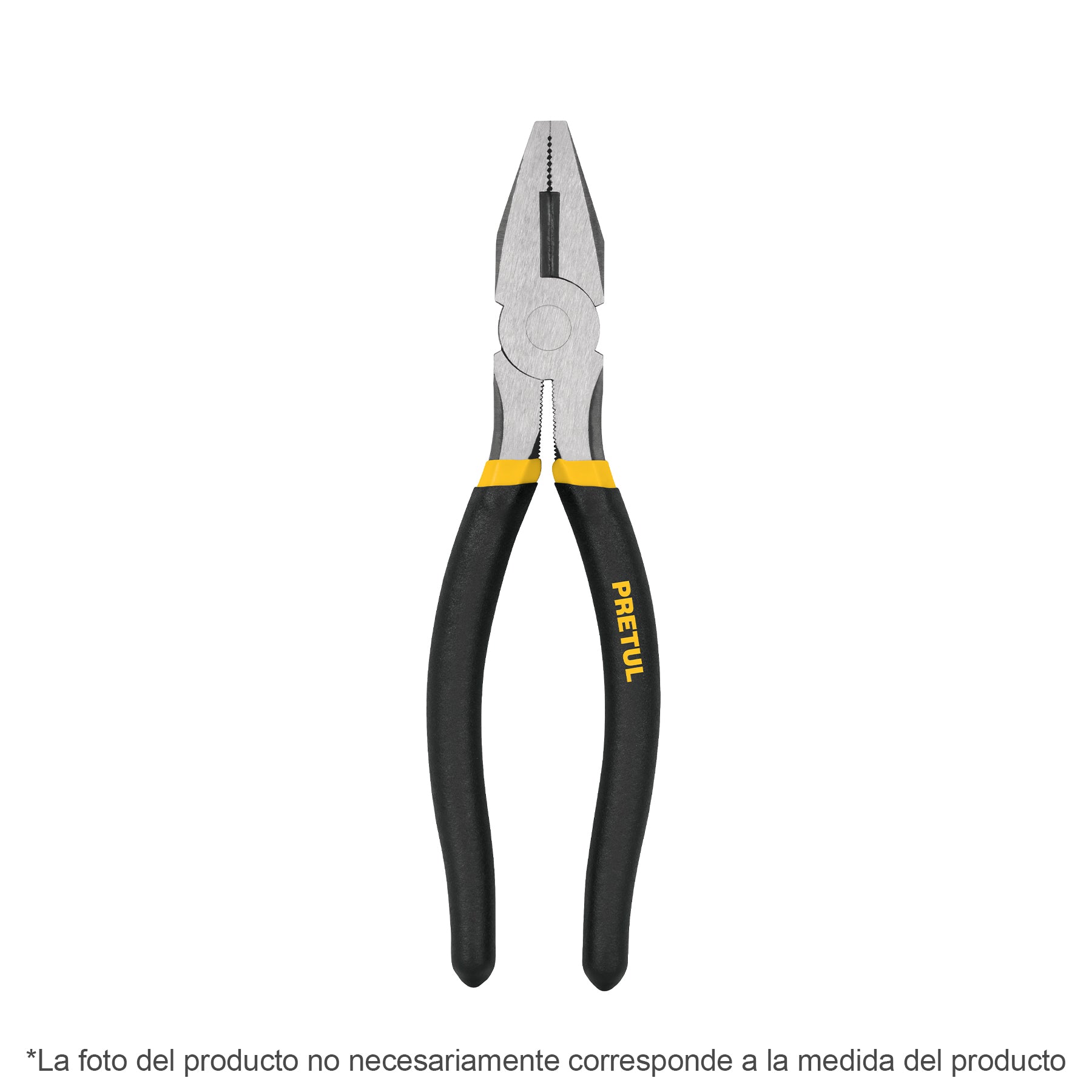 Pinza para electricista 7' mango de PVC, Pretul PEL-7P 22603 MM0