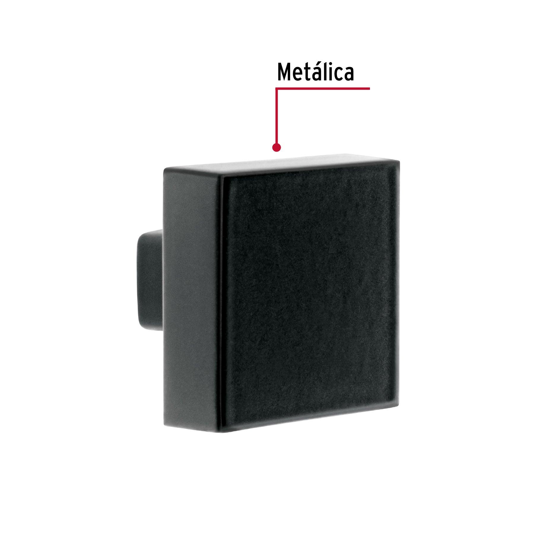 Perilla estilo 'Andamio' acabado negro, Hermex PER-096 45648 MM00