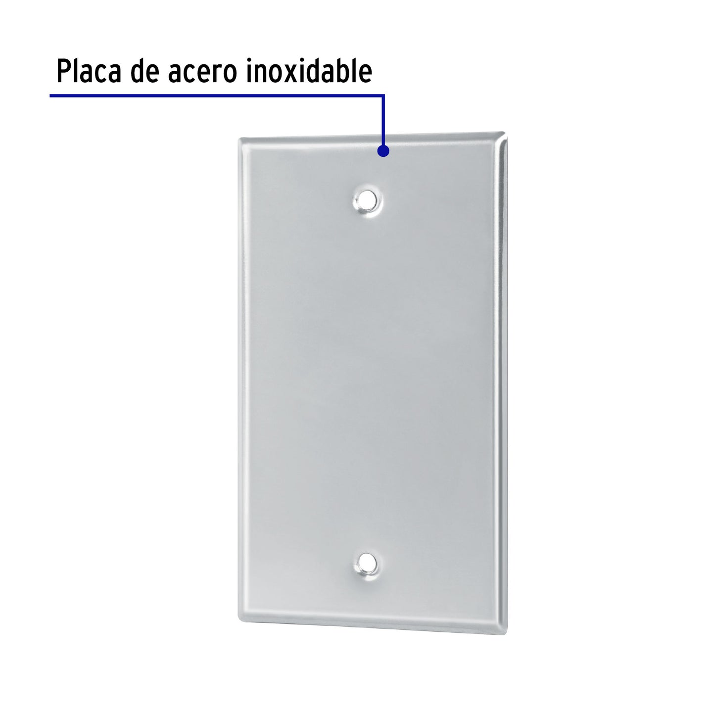 Placa de Acero Inoxidable ciega, Línea Standard PICI-S 46548 MM00