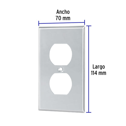 Placa de Acero Inoxidable dúplex, Línea Standard PIDO-S 46545 MM00