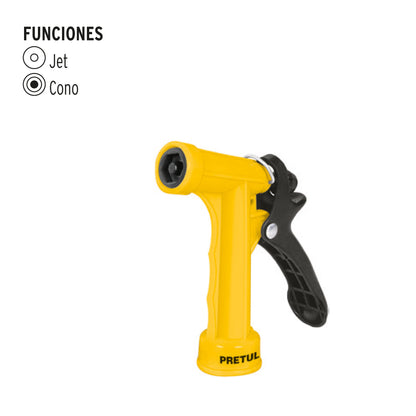 Pistola para riego de 4' de 2 funciones plástica, Pretul PIM-4P 22753 MM00