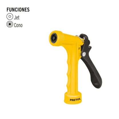 Pistola para riego de 5' de 2 funciones plástica, Pretul PIM-5P 22759 MM00