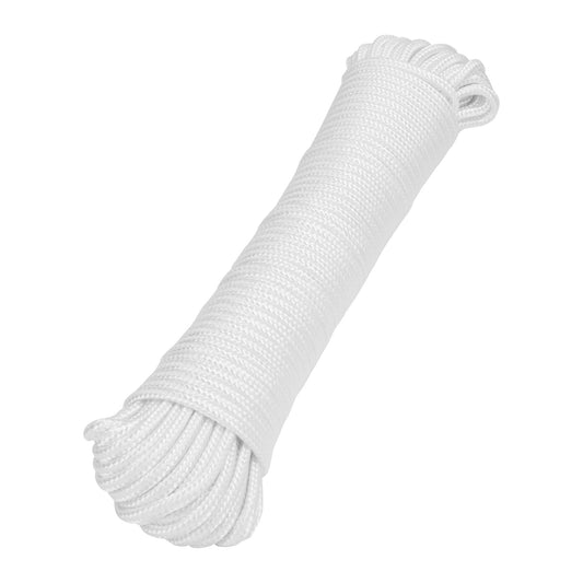 Piola de poliéster diamante de 5 mm x 30 m blanca, Fiero PIO-530P 48396 MM0