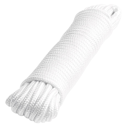 Piola de poliéster diamante de 6 mm x 15 m blanca, Fiero PIO-615P 48394 MM0