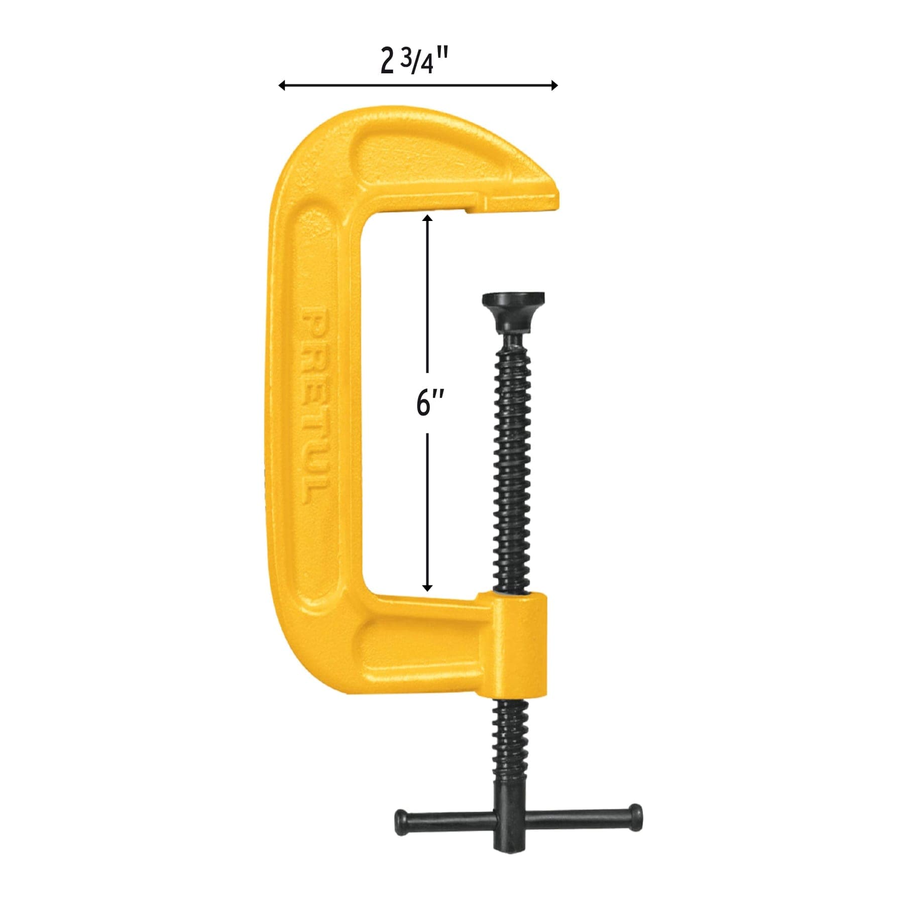 Prensa 6' de hierro dúctil para carpintería, Pretul PNT-6P 27204 MM00