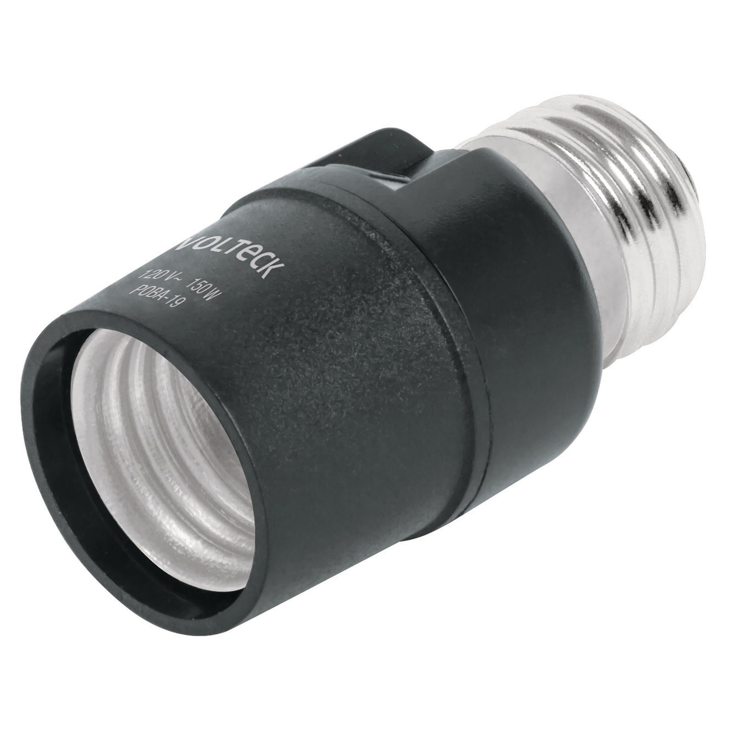 Portalámpara de PVC, con sensor de luz, Volteck POBA-19 46516 MM00