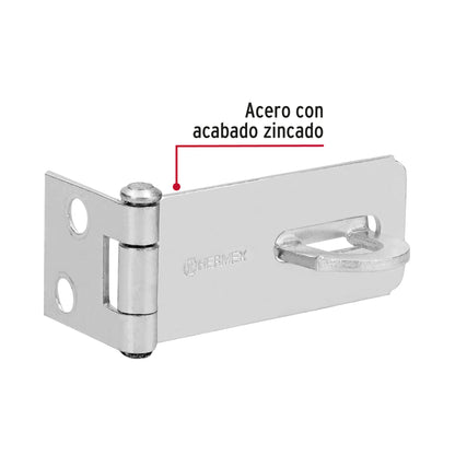 Portacandado de acero zincado 1-3/4', Hermex POCZ-175 43731 MM0