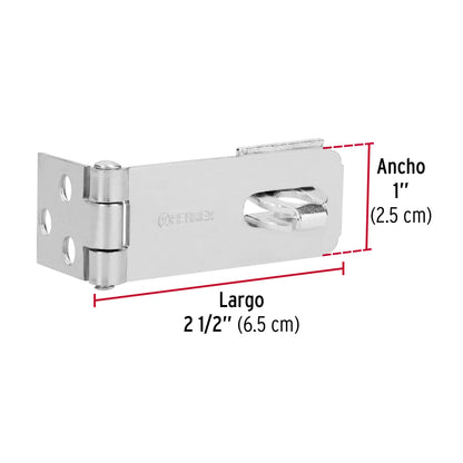 Portacandado de acero zincado 2-1/2', Hermex POCZ-250 43736 MM0