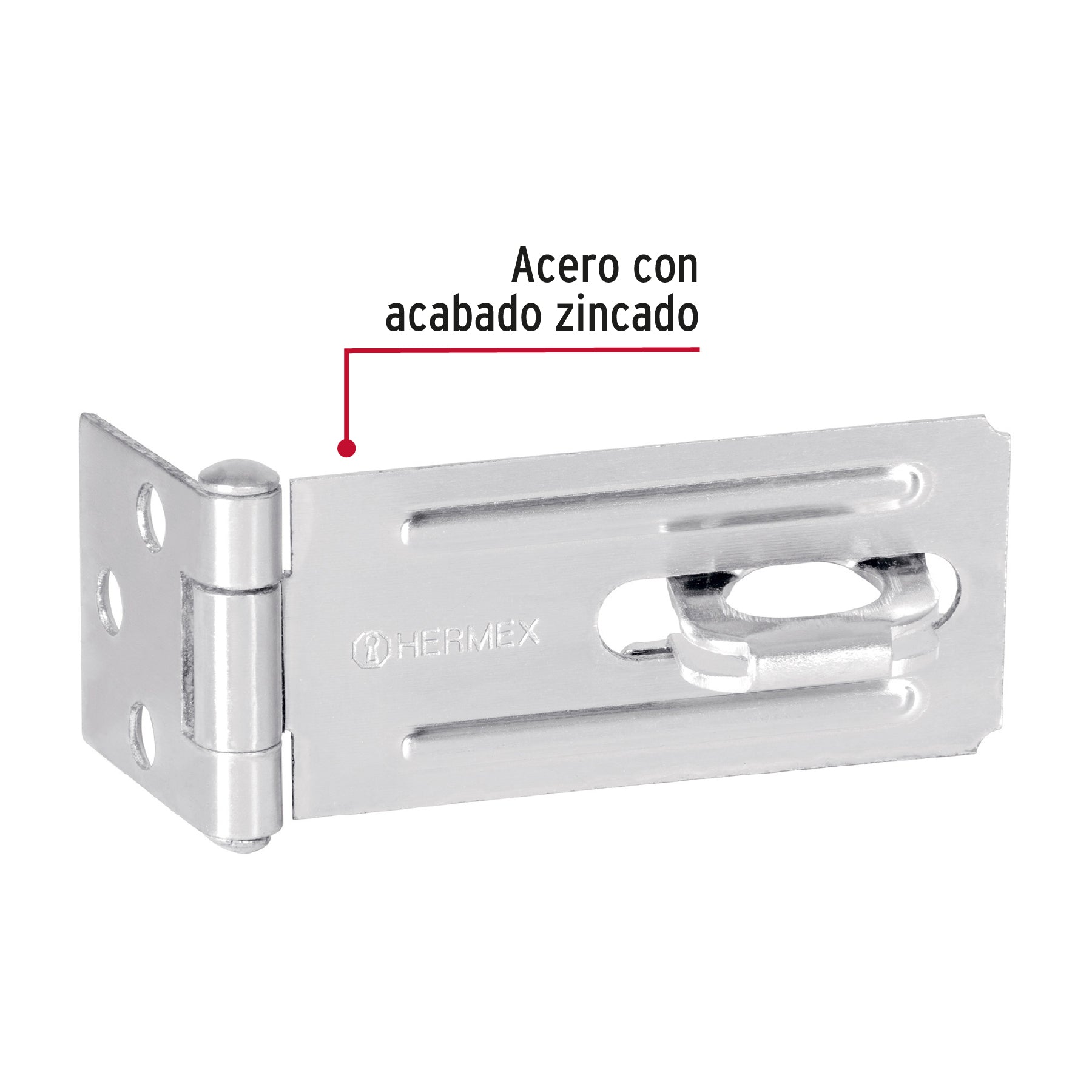 Portacandado de acero zincado 3-1/4', Hermex POCZ-325 43741 MM0