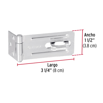 Portacandado de acero zincado 3-1/4', Hermex POCZ-325 43741 MM0