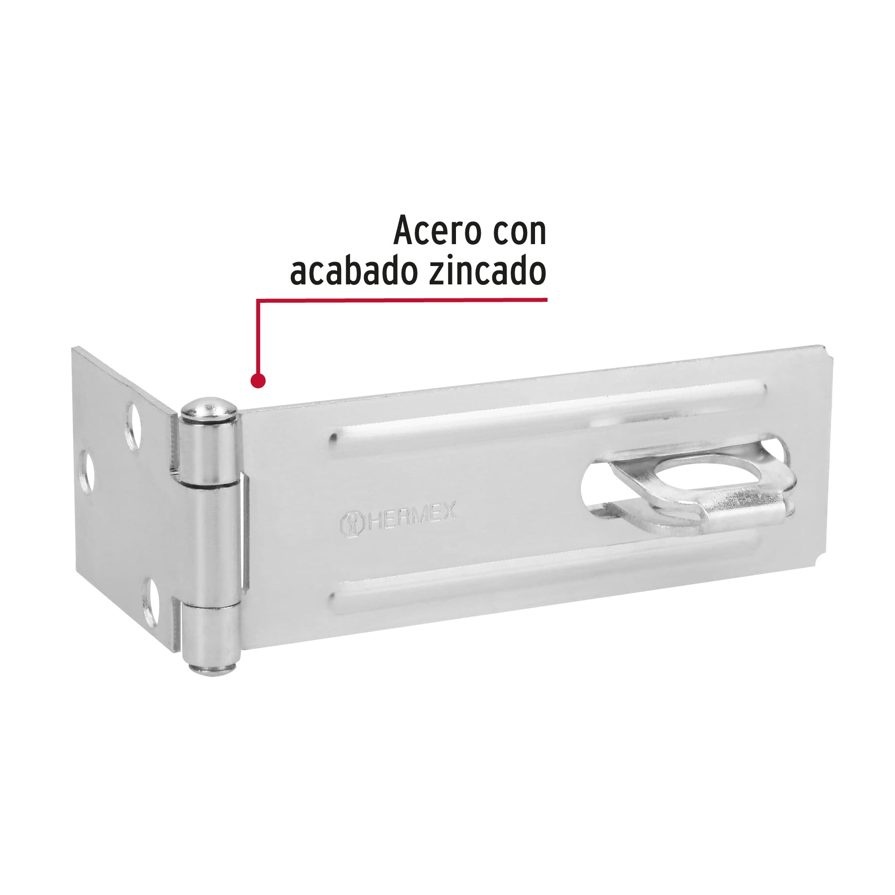 Portacandado de acero zincado 4-1/2', Hermex POCZ-450 43746 MM0