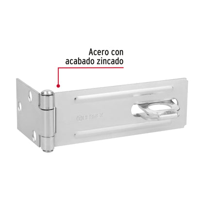 Portacandado de acero zincado 4-1/2', Hermex POCZ-450 43746 MM0