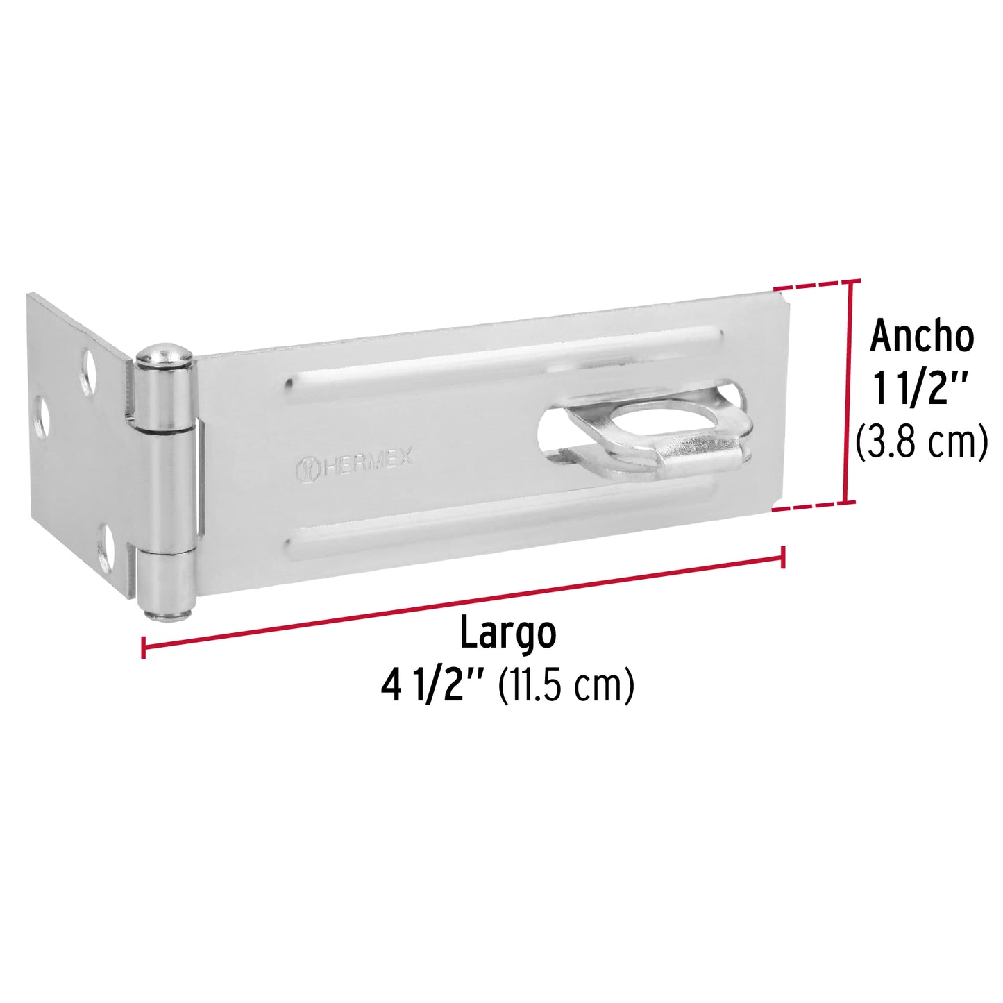 Portacandado de acero zincado 4-1/2', Hermex POCZ-450 43746 MM0