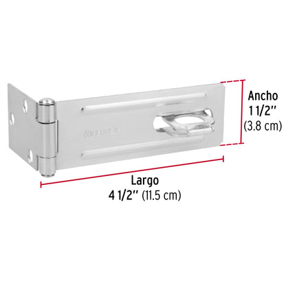 Portacandado de acero zincado 4-1/2', Hermex POCZ-450 43746 MM0