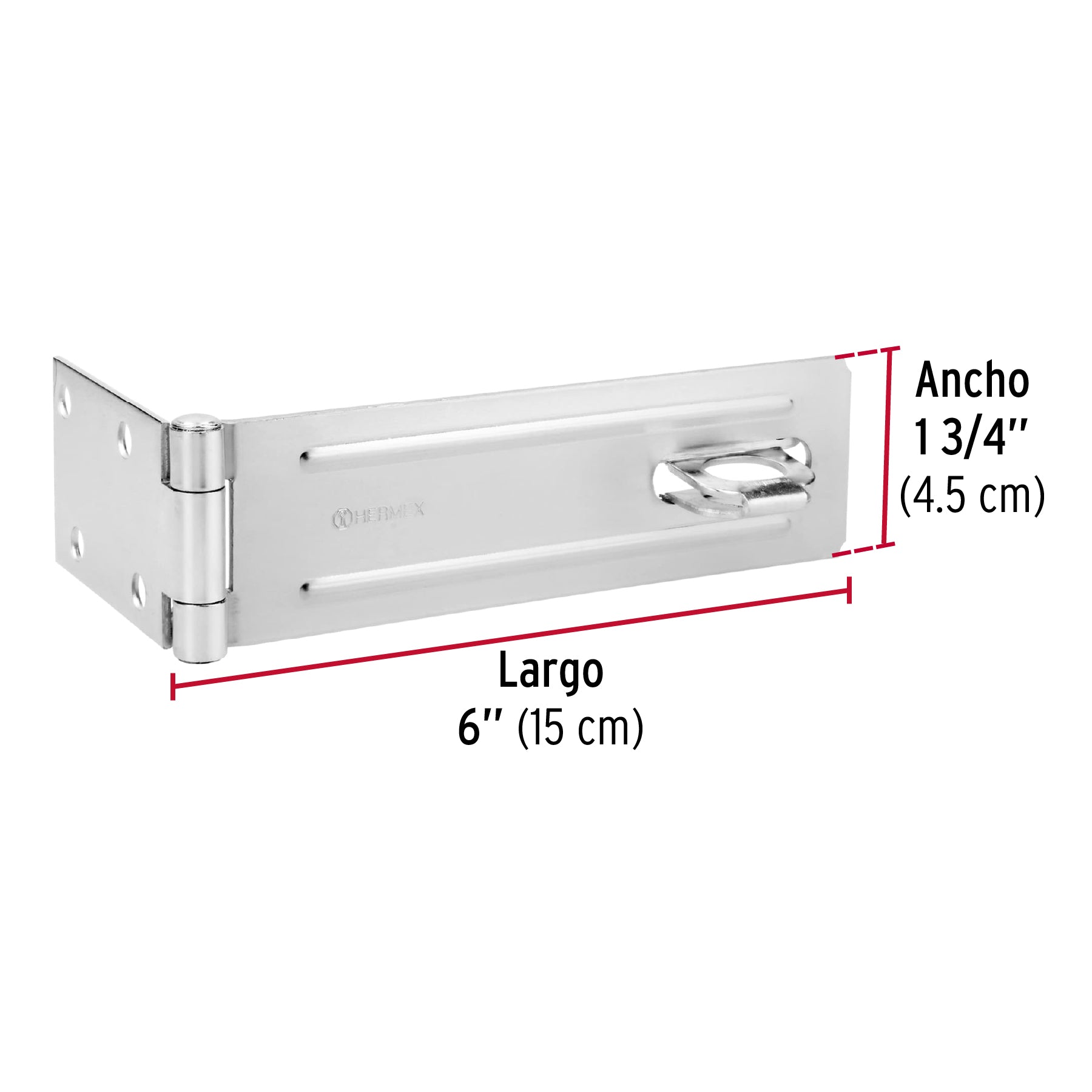 Portacandado de acero zincado 6', Hermex POCZ-600 43751 MM0