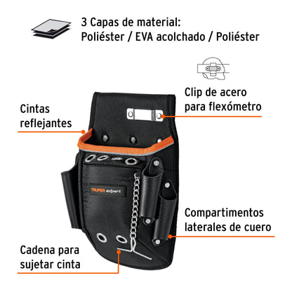 Porta herramientas de poliéster, 10 compartimentos, Expert POHE-10NX 101802 MM00