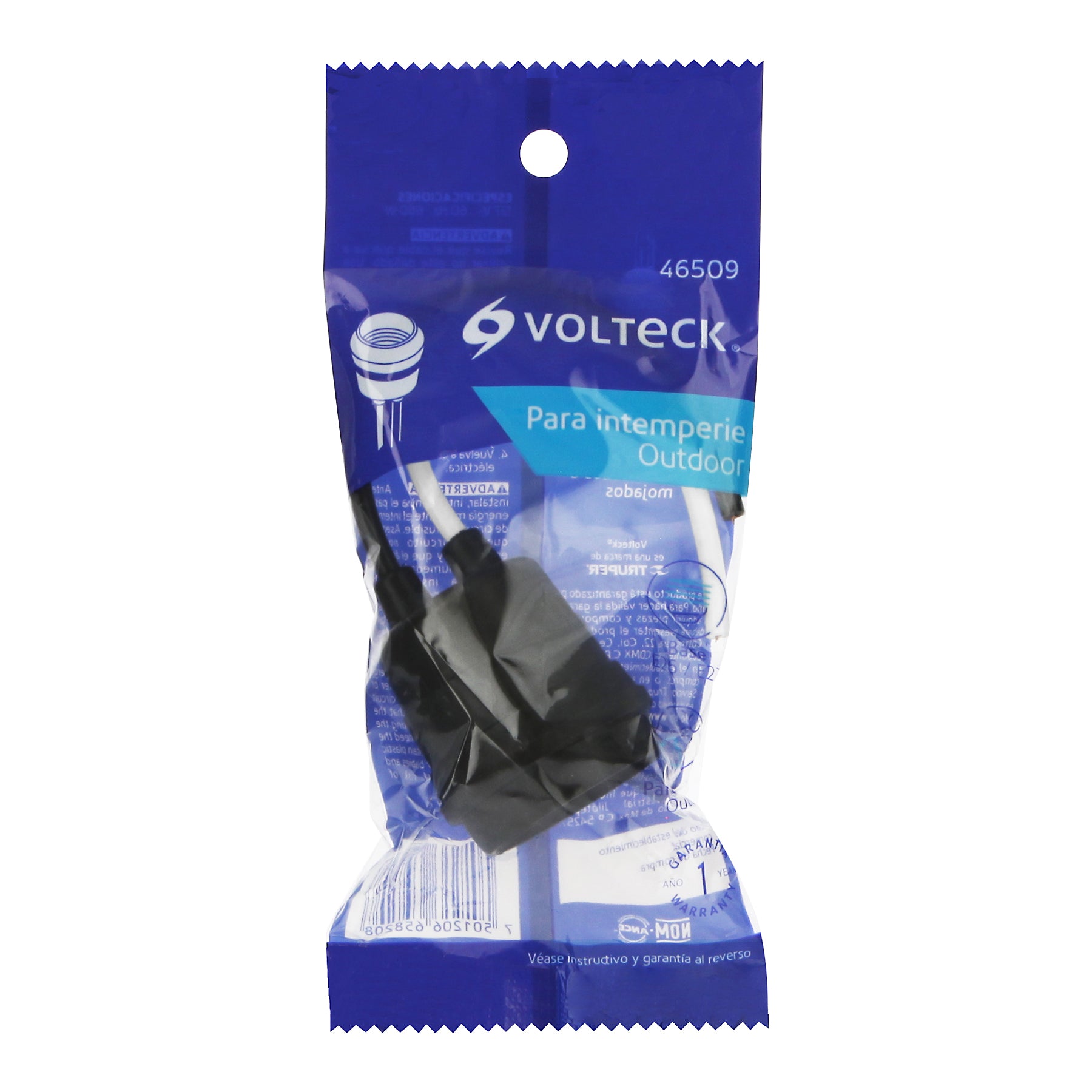 Portalámpara de PVC para intemperie, Volteck POIN-10 46509 MM00