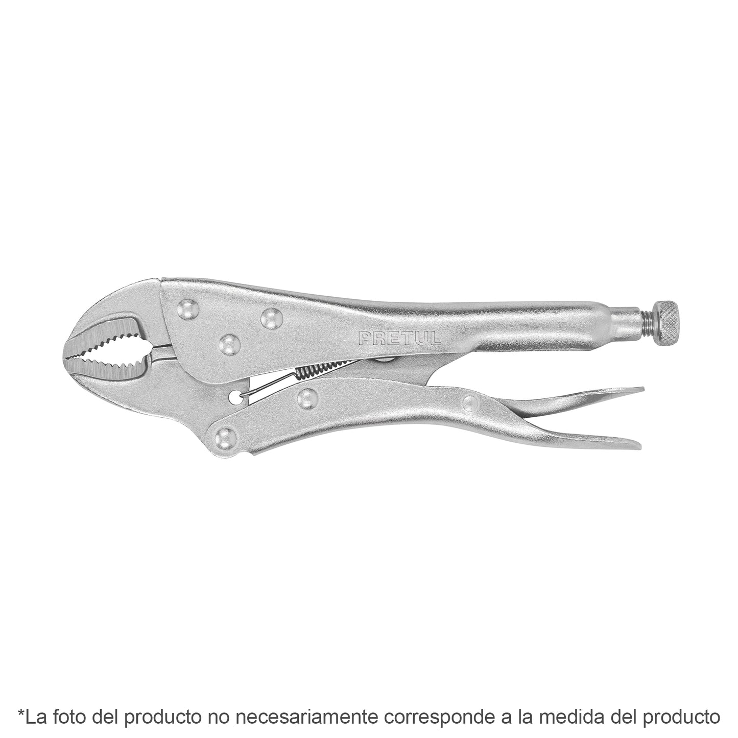 Pinza de presión 5' mordaza curva, Pretul PP-5C 22706 MM0