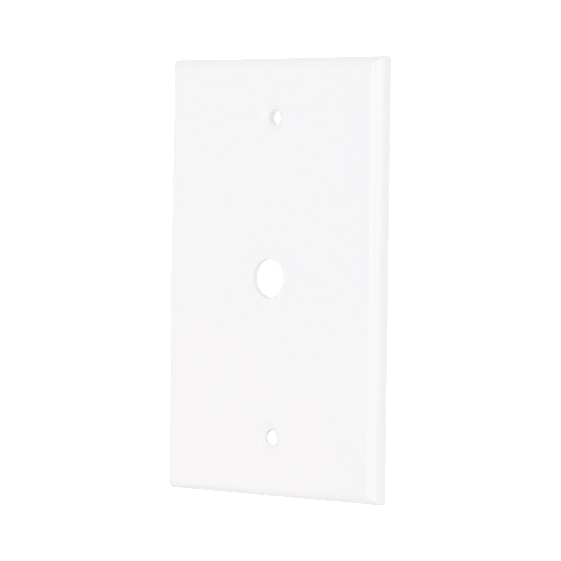 Placa de ABS pasacable, Standard, blanco, Volteck PPAN-SB 49711 MM00