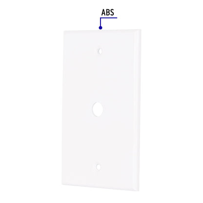 Placa de ABS pasacable, Standard, blanco, Volteck PPAN-SB 49711 MM00