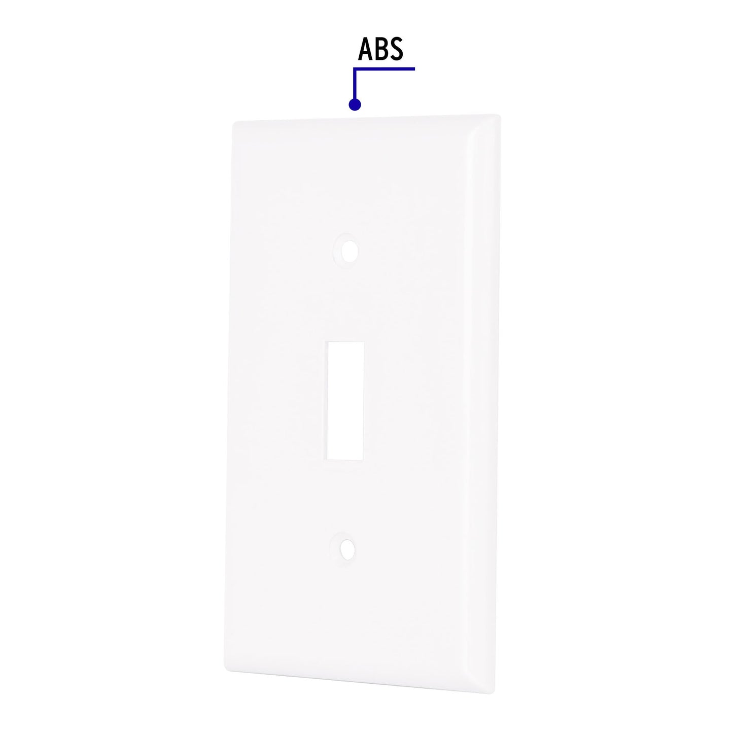 Placa de ABS para interruptor vertical, Standard, blanco PPAP-SB 47726 MM00