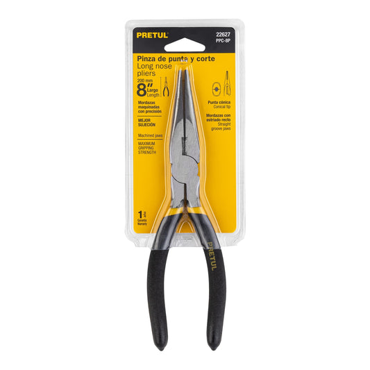 Pinza de punta y corte 8' mango de PVC, Pretul PPC-8P 22627 MM0