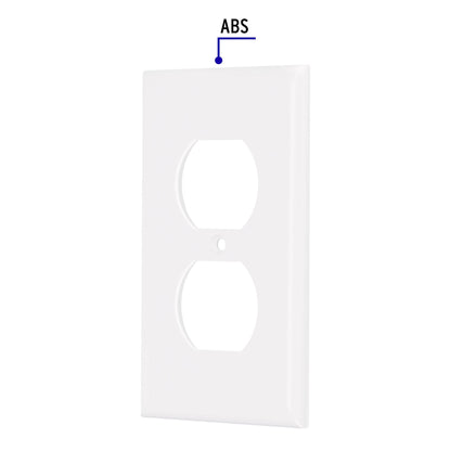 Placa de ABS dúplex, Standard, blanco Volteck PPDO-SB 40241 MM00