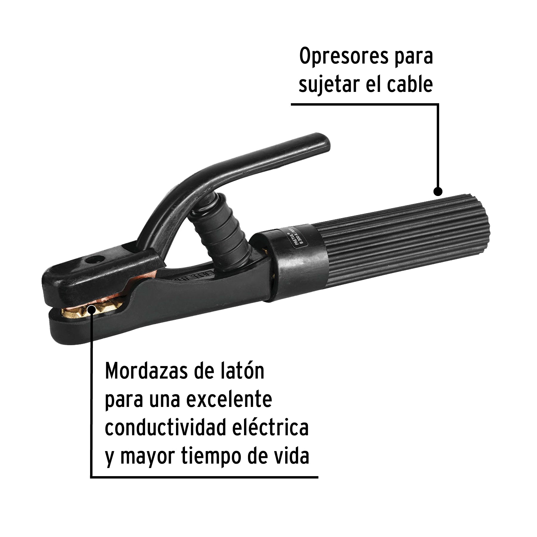 Pinza porta electrodo de 300 A, Pretul PPE-300P 24232 MM00