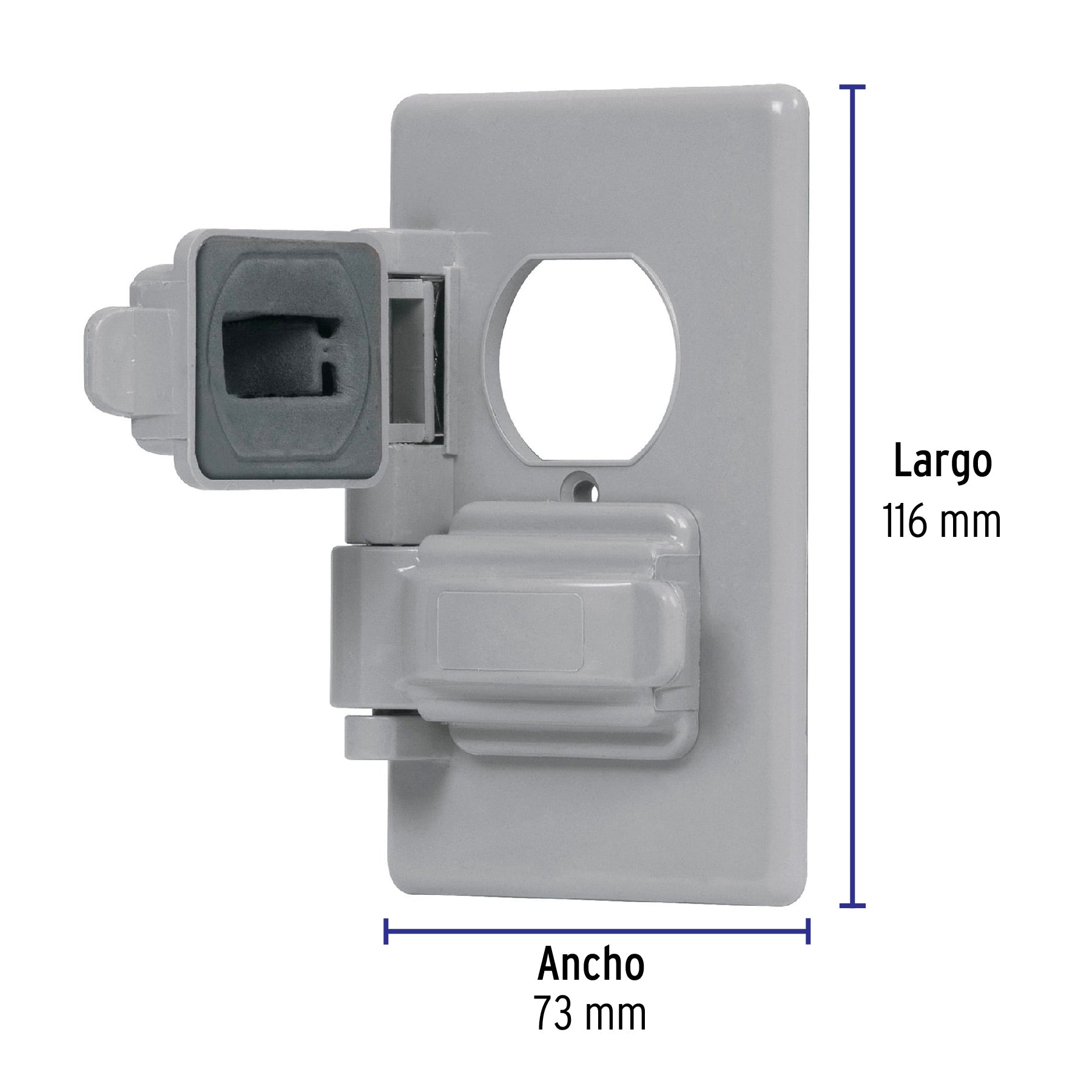 Placa dúplex de policarbonato para intemperie,línea Standard PPIN-DOS 46410 MM0