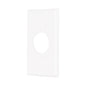 Placa de ABS para contacto redondo, Standard, blanco PPSE-SB 47725 MM00